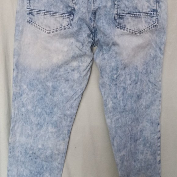 Southpole Distressed Acid Washed Denim Jeans size 36 X 32 (T-330) - Picture 10 of 16